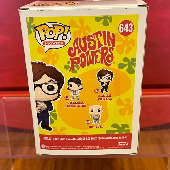 NIB Funko Pop! Austin Power YEA BABY 643 - Picture 4 of 8